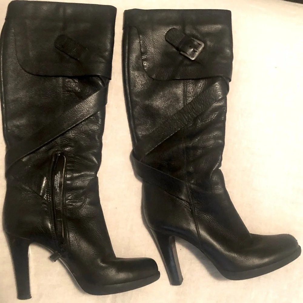 Via Spiga Black Knee High Boots - Picture 1 of 6